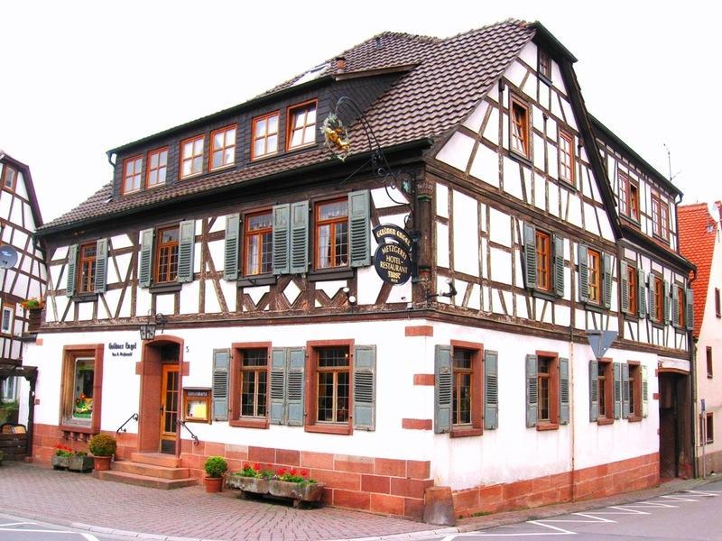 Goldner Engel, Restaurant - Hotel - Metzgerei Laudenbach  Екстериор снимка